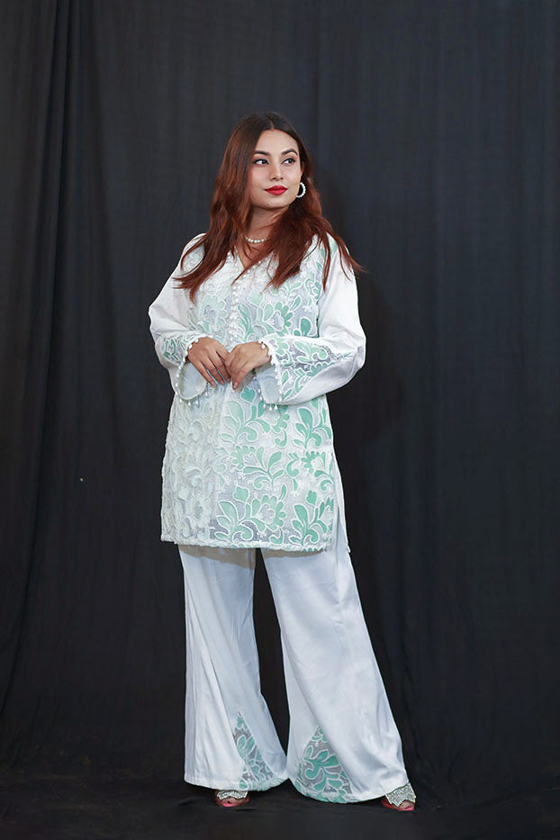 Mint Whisper Shalwar Kameez Set