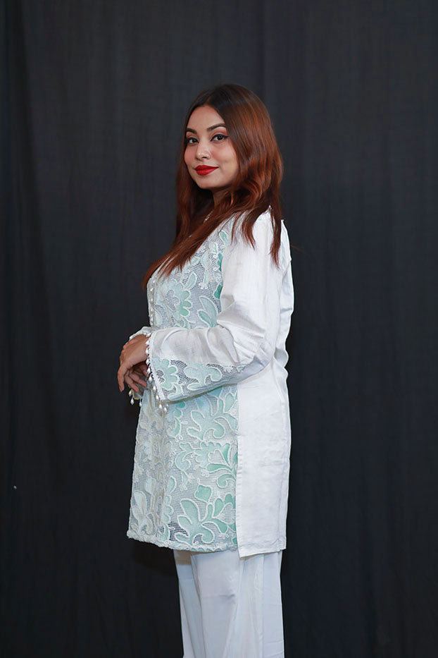 Mint Whisper Shalwar Kameez Set