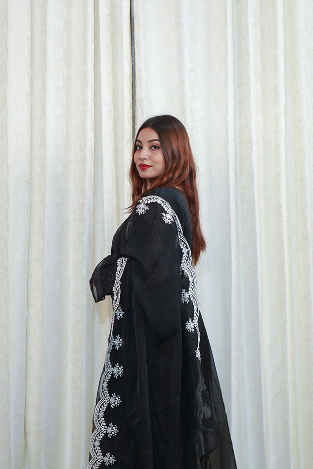 Midnight Pearl Shalwar Kameez Set