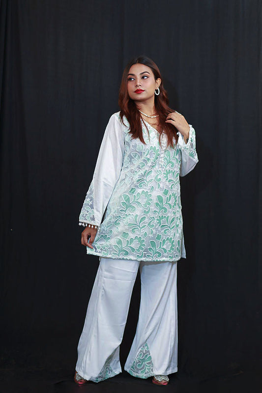 Mint Whisper Shalwar Kameez Set