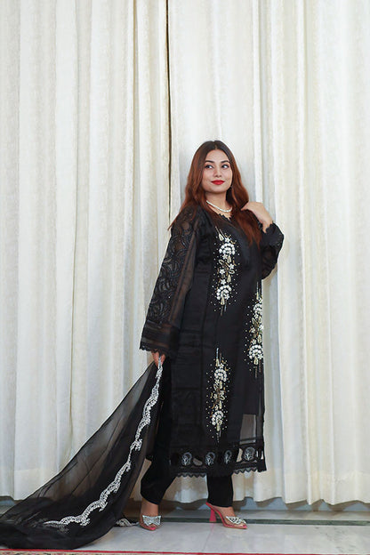 Midnight Pearl Shalwar Kameez Set