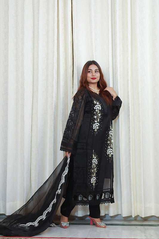 Midnight Pearl Shalwar Kameez Set