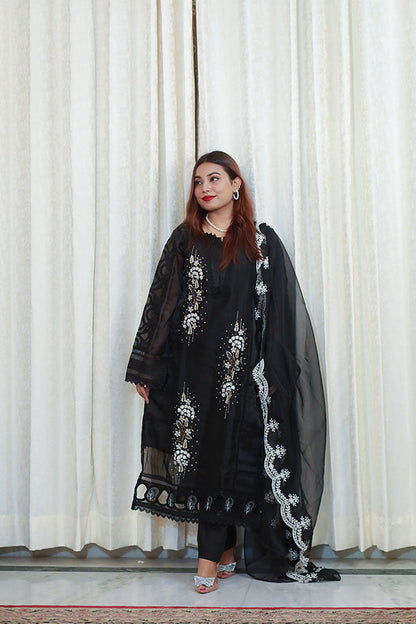Midnight Pearl Shalwar Kameez Set